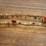 Elegant Oriental Wood Ceramic Versatile Necklace