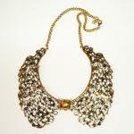 Classic Antique Bronze Plated Collar Necklace