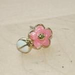Mini Flower And Lady Bird Gold Earrings